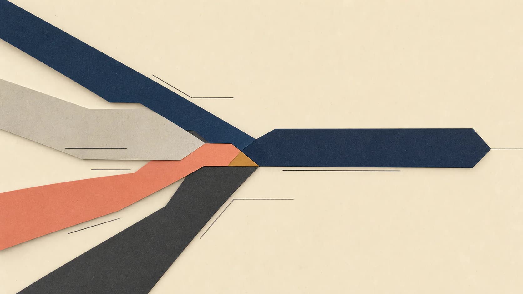 Consistent editorial images arranged as a recognizable visual system