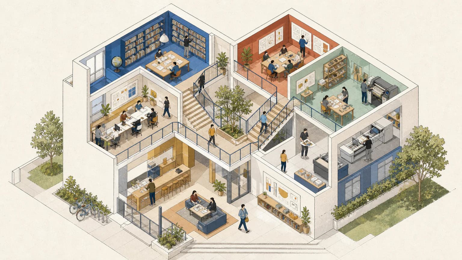 Axonometric Commons visual Skill example 1